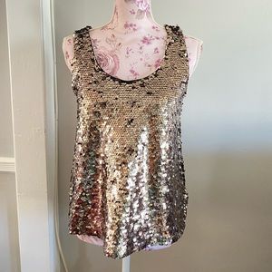 Forever 21 Black Gold Top